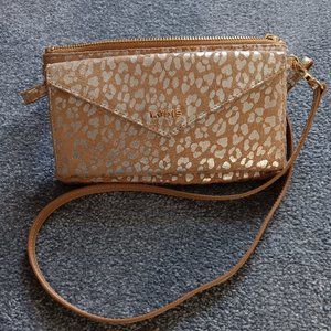 Lodis genuine leather crossbody wallet